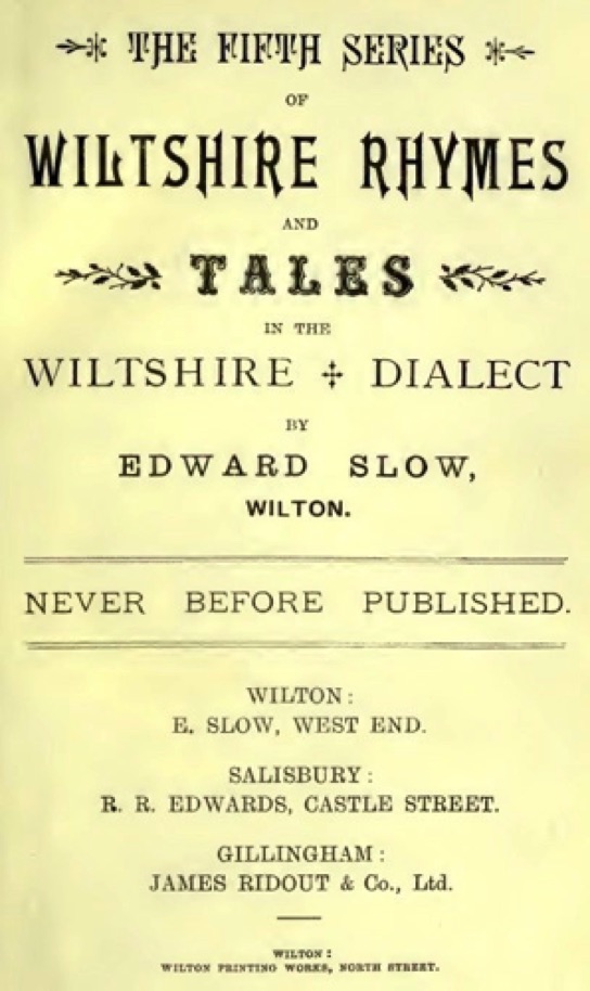The Fifth Series of Wiltshire Rhymes and Tales
(1894)